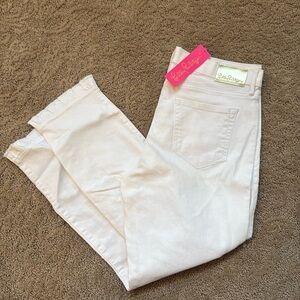 NWT Lilly Pulitzer - 12 JEANS - SOUTH OCEAN HIGH RISE CROP